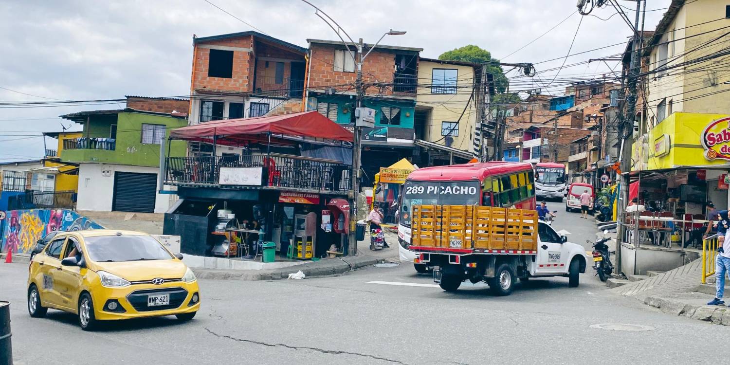 Este es el sector la Y del barrio Doce de Octubre, lugar donde ocurrió la golpiza en contra de este reciclador. /FOTO: ANDRÉS FELIPE OSORIO GARCÍA