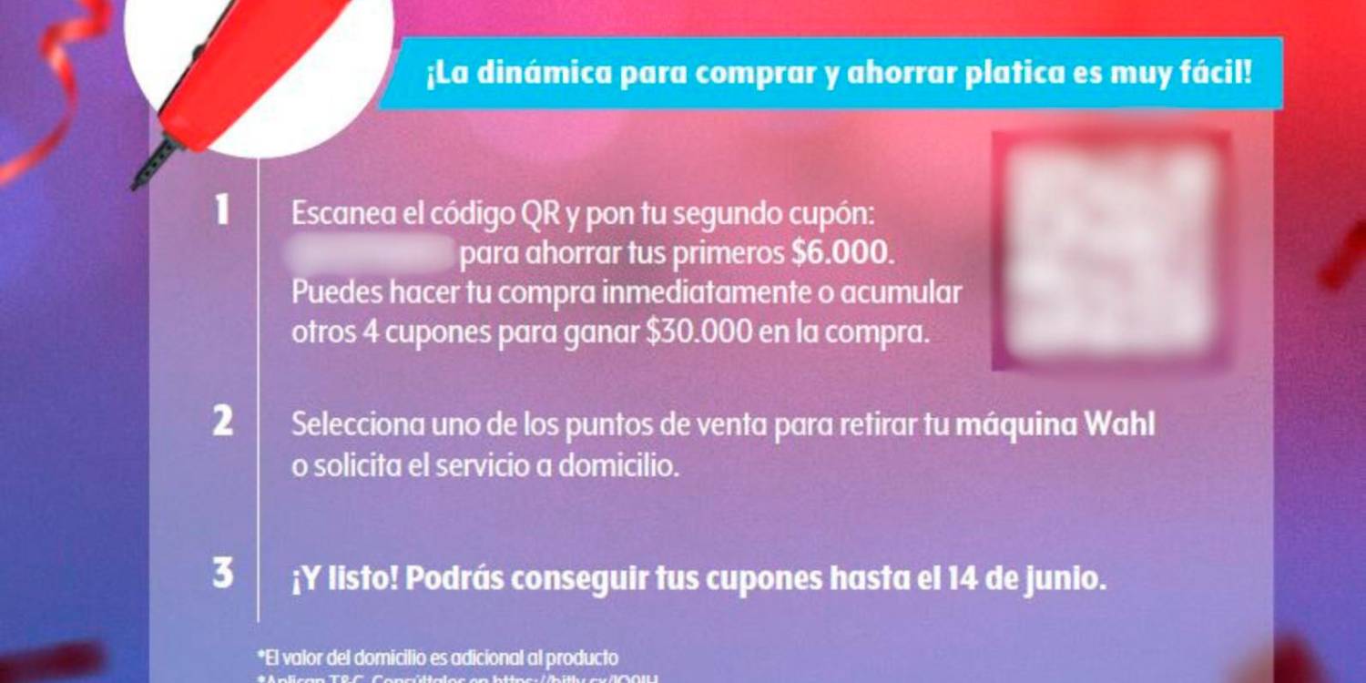 Estos son los códigos que salieron en Q’HUBO y que usted puede llevar a los puntos de venta para que se los ayuden a registrar.