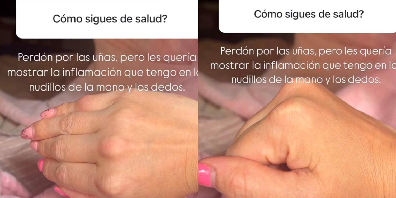 Así se le ponen las manos a Verónica. /FOTO: INSTAGRAM @verogiraldonavarro