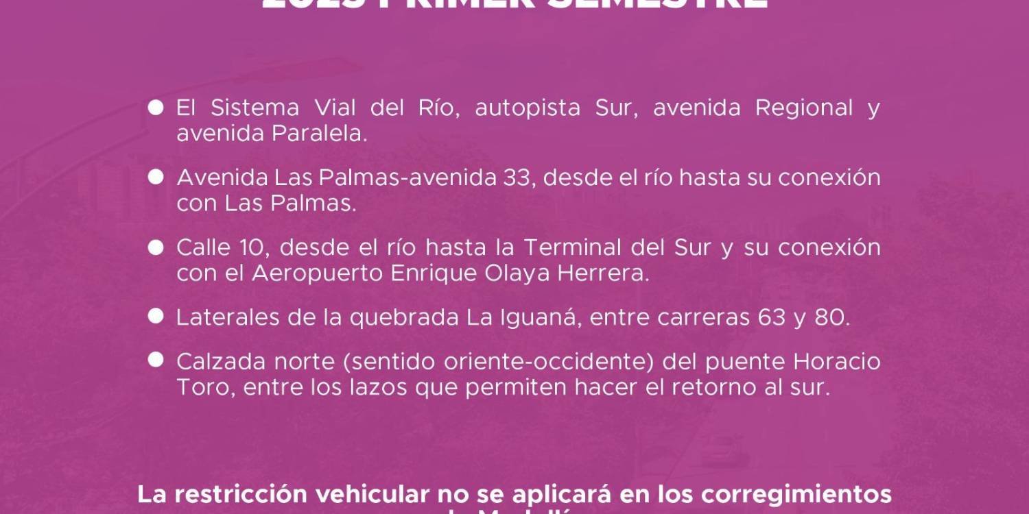 ¡No descuadre la quincena! Pilas al pico y placa pa este martes, 17 de junio