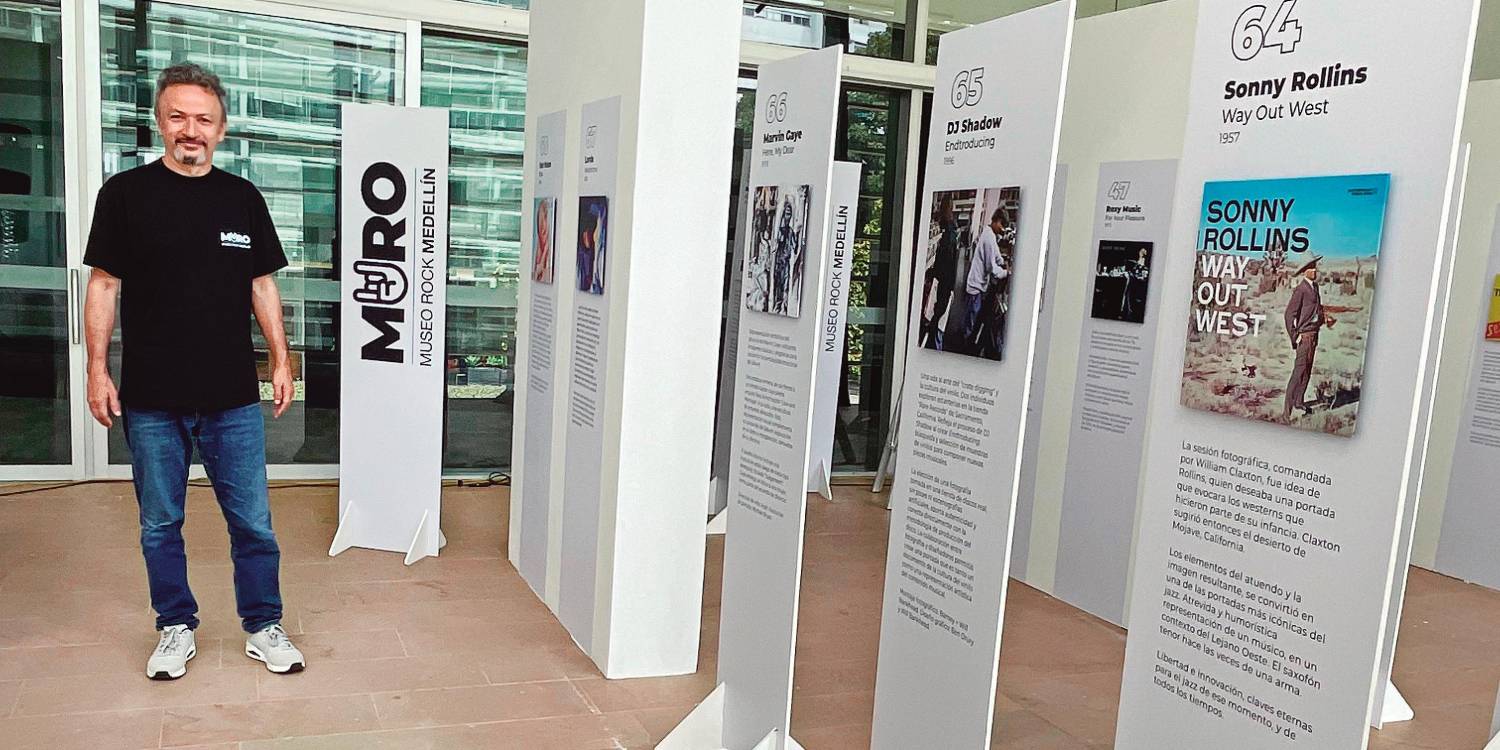 Carlos Alberto Acosta Londoño, fundador y director del Muro, agradece el apoyo que ha recibido por parte de un grupo de amigos, apasionados del rock.