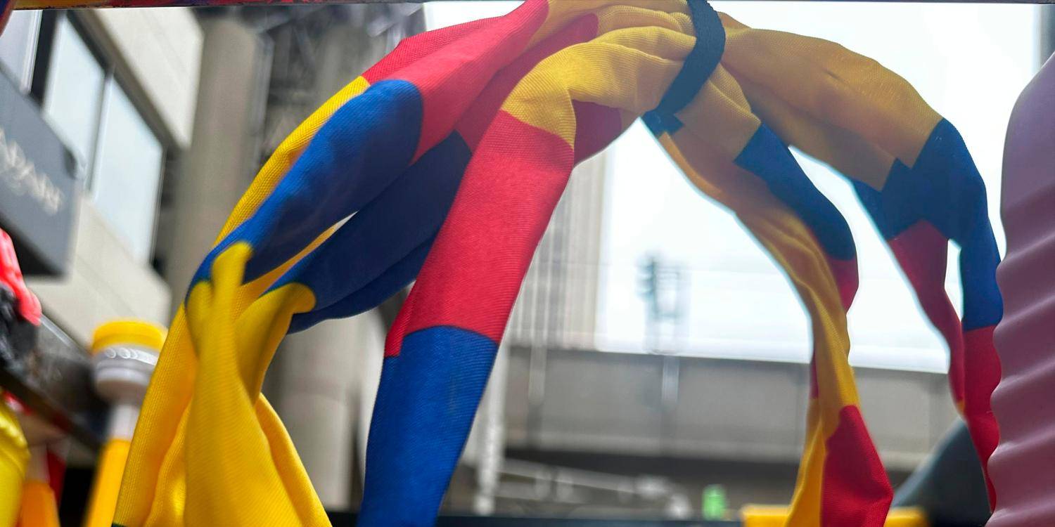 Balacas con los colores de Colombia. /FOTO: SINDY VALLE.