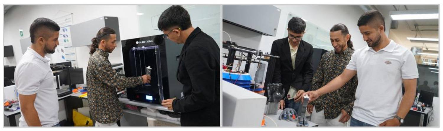 La tecnología de impresión 3D para la personalización de este elemento facilita una adaptación óptima en cada usuario. <b><span class=mln_small-caps_mln>/ FOTO: CORTESÍA ALCALDÍA DE MEDELLÍN</span></b>