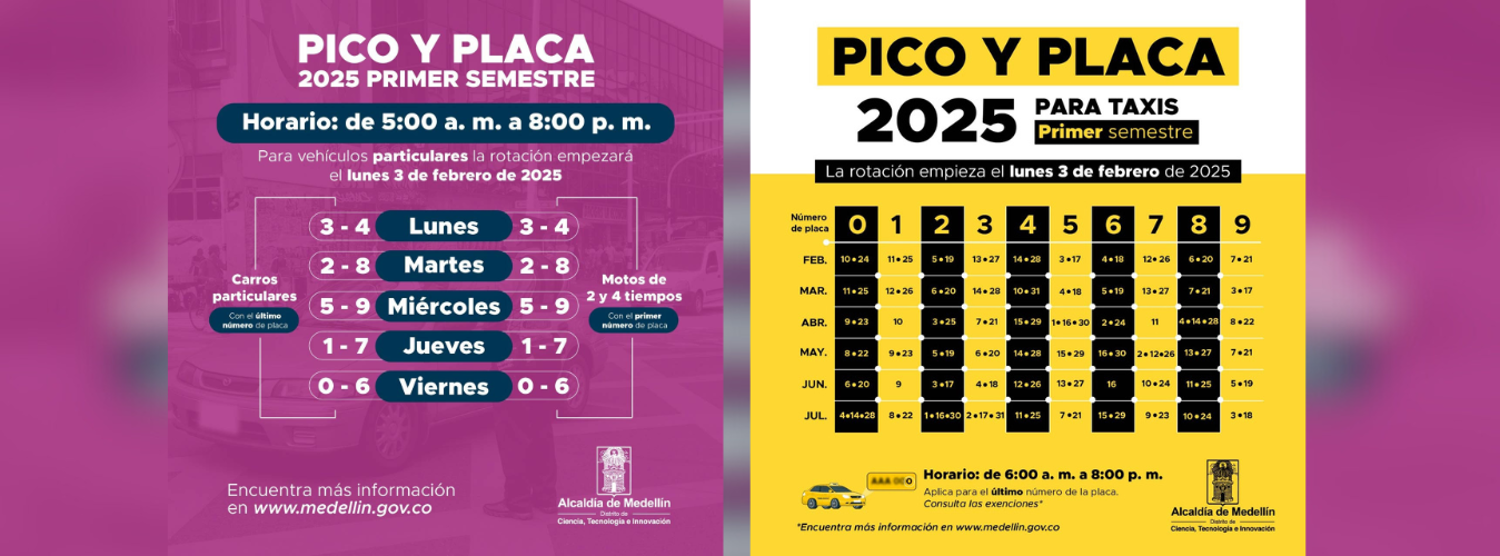 Pico y Placa Medellín.<b><span class=mln_small-caps_mln>/FOTO: SECRETARÍA DE MOVILIDAD</span></b>