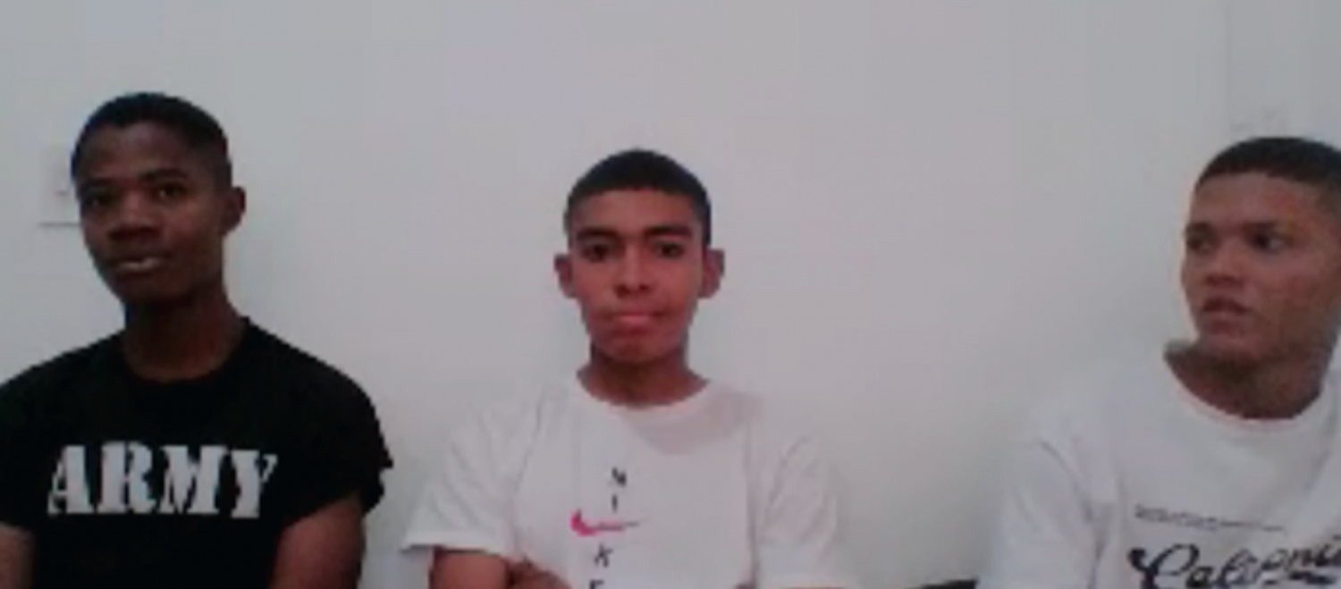 Estos fueron los uniformados presuntamente señalados de la muerte del cachorro. FOTO: FISCALÍA