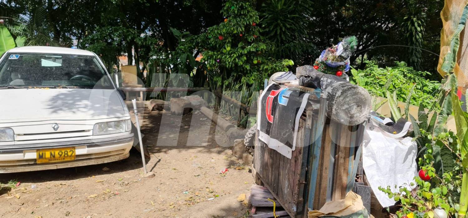 En este lugar fue asesinado Juan Carlos Pulgarín Ortiz. FOTO: SANTIAGO OLIVARES TOBÓN