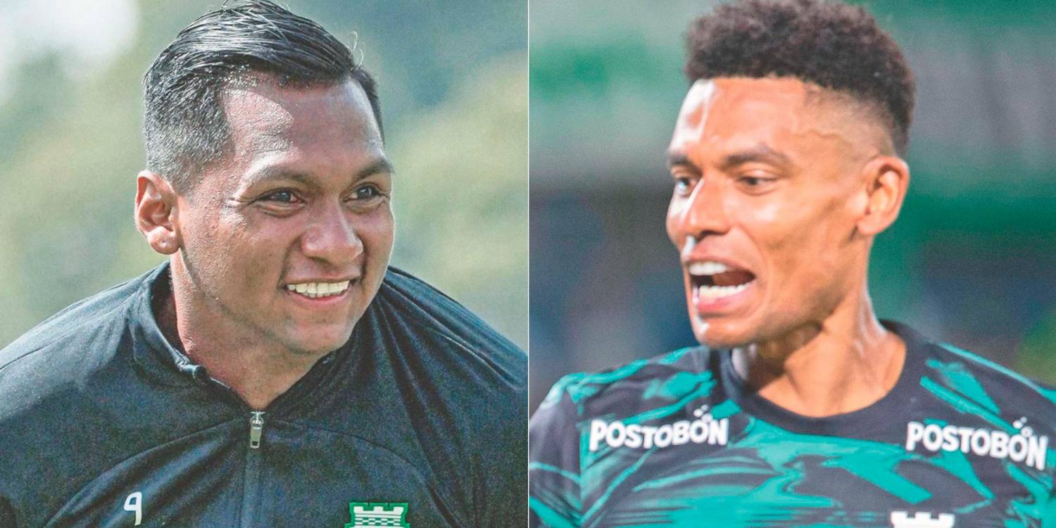 Alfredo Morelos y William Tesillo.