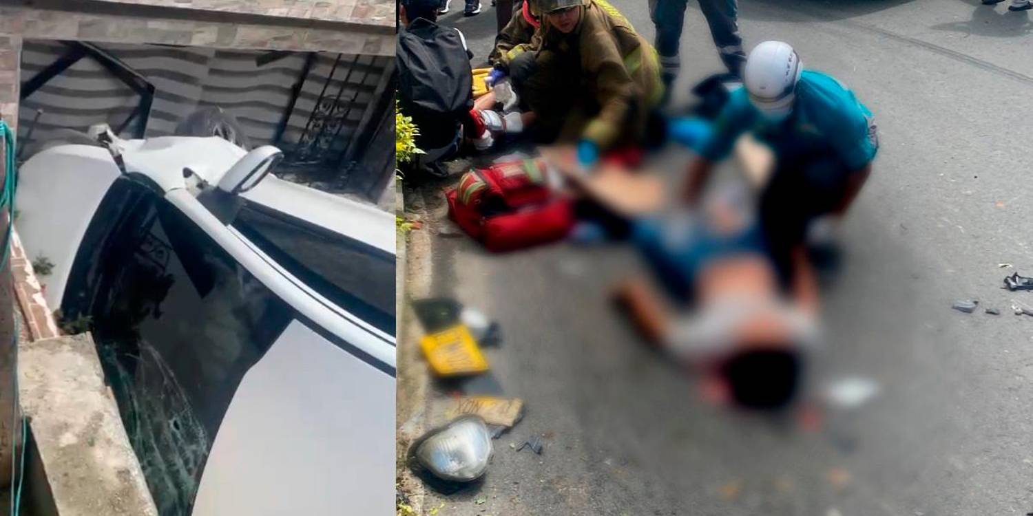 Los heridos en santa Cruz fueron trasladados a centro asistencial /FOTOS: CORTESÍA DENUNCIAS ANTIOQUIA