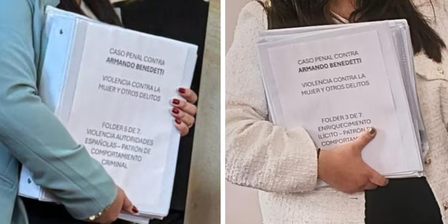 El beso y abrazo de Benedetti y Laura Sarabia, ¿hicieron las paces?