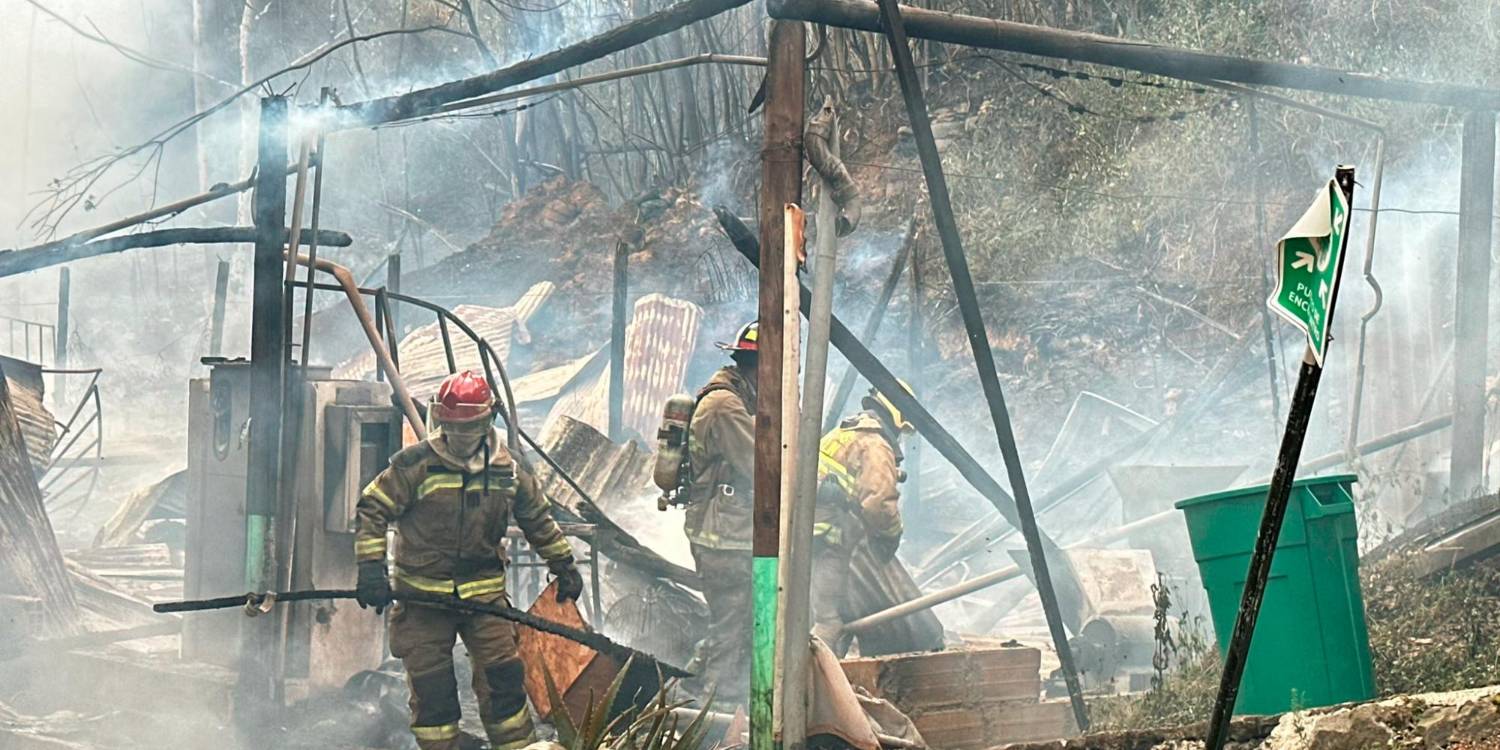 Así quedó parte de la estructura contigua al jardín infantil. /FOTO: CORTESÍA