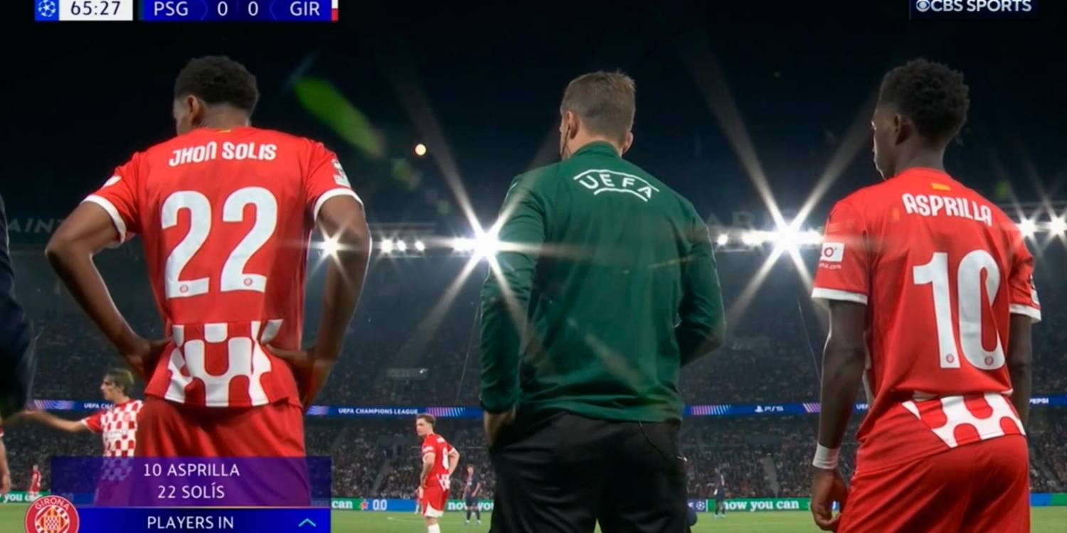 Los colombianos entraron en el segundo tiempo. / FOTO: CAPTURA DE PANTALLA