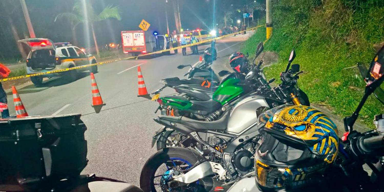 El accidente se presentó a la altura del primer mirador de Las Palmas. /FOTO: TOMADA DE REDES SOCIALES