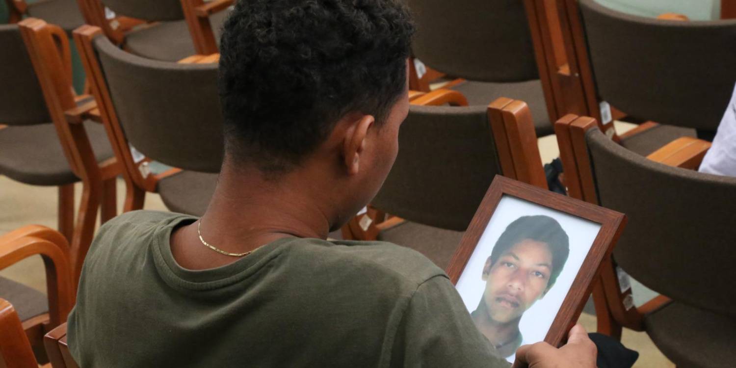 Entrega digna de Juan Carlos. FOTO: ANDRÉS CASTILLO - CORPORACIÓN JURÍDICA LIBERTAD