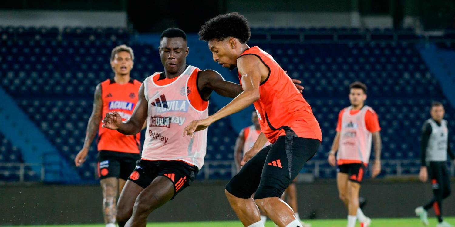 Marino Hinestroza (izq) y Johan Mojica. / FOTO: FCF