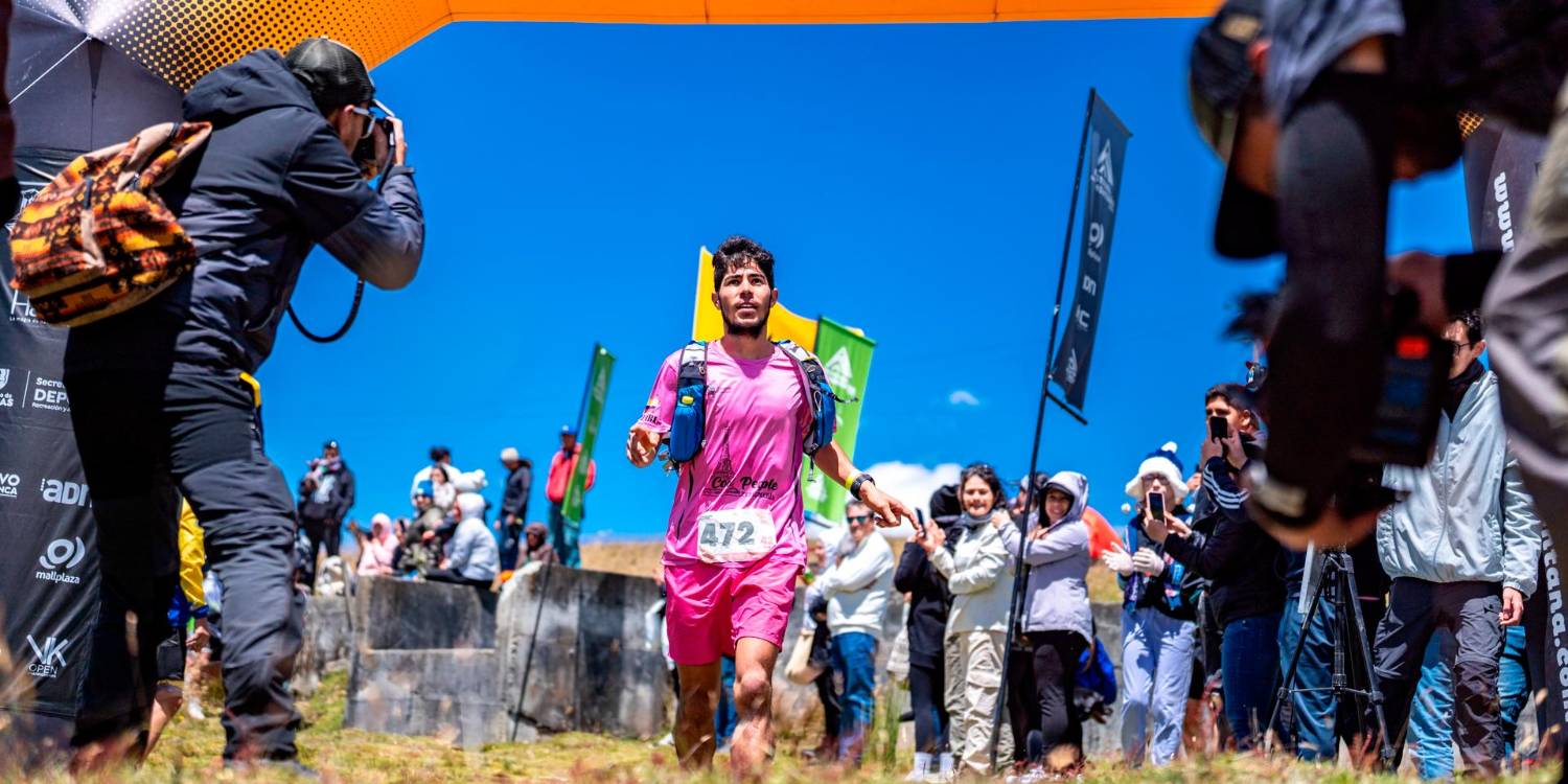 Julián Esteban Villegas, vencedor de los 42 k de la rama masculilna.<b> </b>/ FOTO: CORTESÍA.