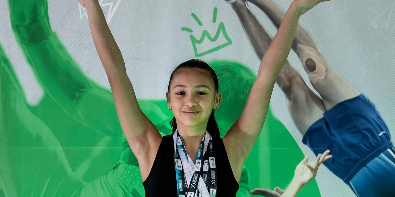 La deportista disfruta competir en los eventos nacionales e internacionales. Alejandra, su entrenadora, asegura que su carisma impacta a los jueces. / FOTO: JAIME PÉREZ