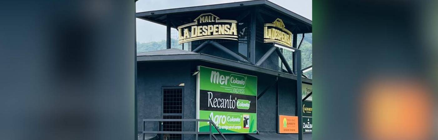 Mall La Despensa, Amagá. FOTO: CORTESÍA COLANTA. 