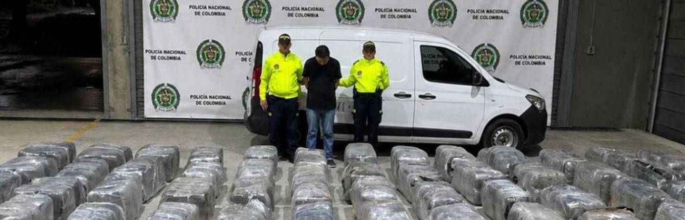 Incautación de 2.5 toneladas de marihuana a Los Triana. FOTO: ALCALDÍA DE MEDELLÍN 