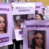 Familiares y amigos de Manuela marcharon para exigir justicia. FOTO: CAPTURA DE VIDEO TELEMEDELLÍN