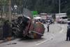 El accidente ocurrió en la tarde de este 13 de junio. FOTO: DENUNCIAS ANTIOQUIA