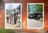 Las calles del municipio están bloqueadas con llantas y vehículos quemados. FOTOS: CORTESÍA