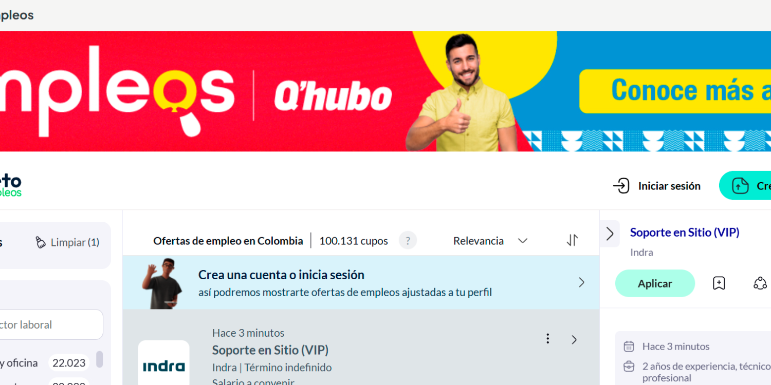 Regístrate en Q’hubo Empleos y postúlate a las vacantes ¡Aquí te contamos cómo!
