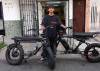 Mateo Bonolly González, creador de las bicicletas eléctricas a bajo costo en Medellín. FOTO: CORTESÍA ALCALDÍA DE MEDELLÍN