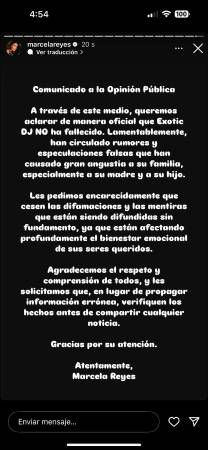 /FOTO: INSTAGRAM @marcelareyes