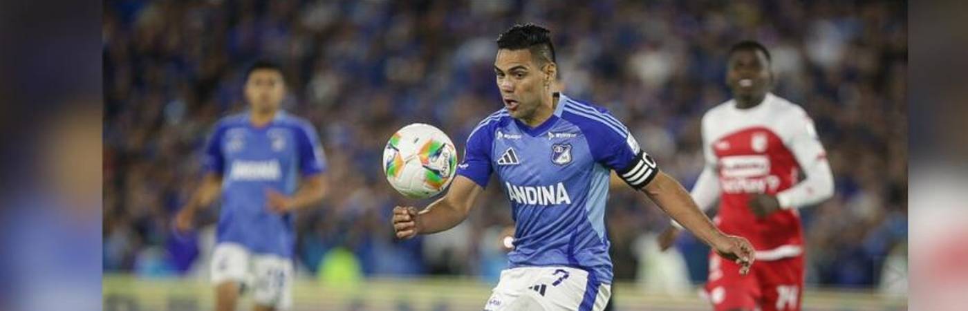 Radamel Falcao García jugando para Millonarios. FOTO: INSTAGRAM @FALCAO