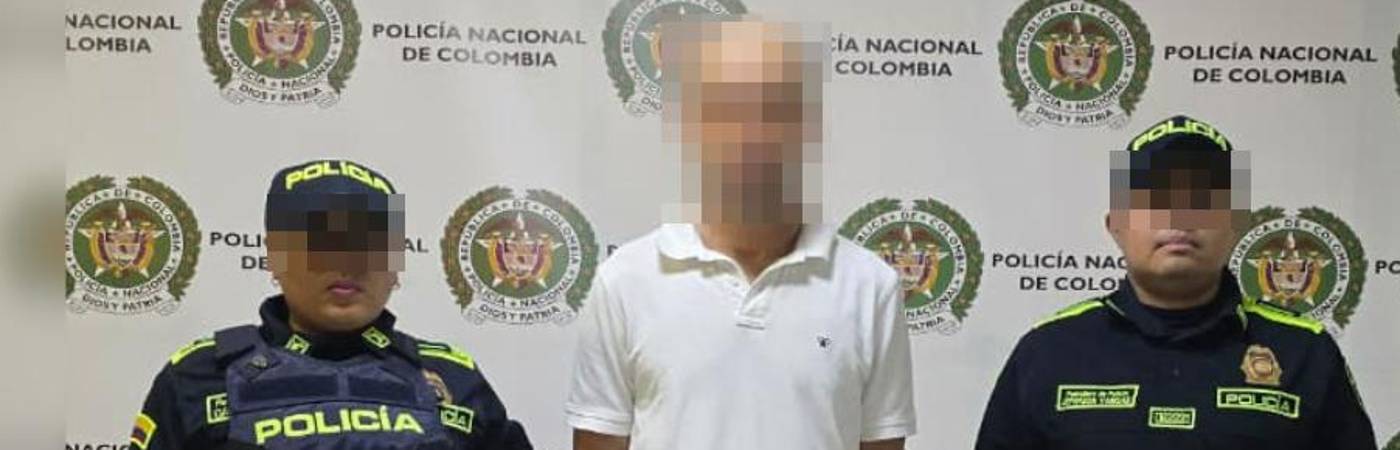 Juan Manuel Quiceno Valadez fue capturado por la Policía. FOTO: POLICÍA METROPOLITANA