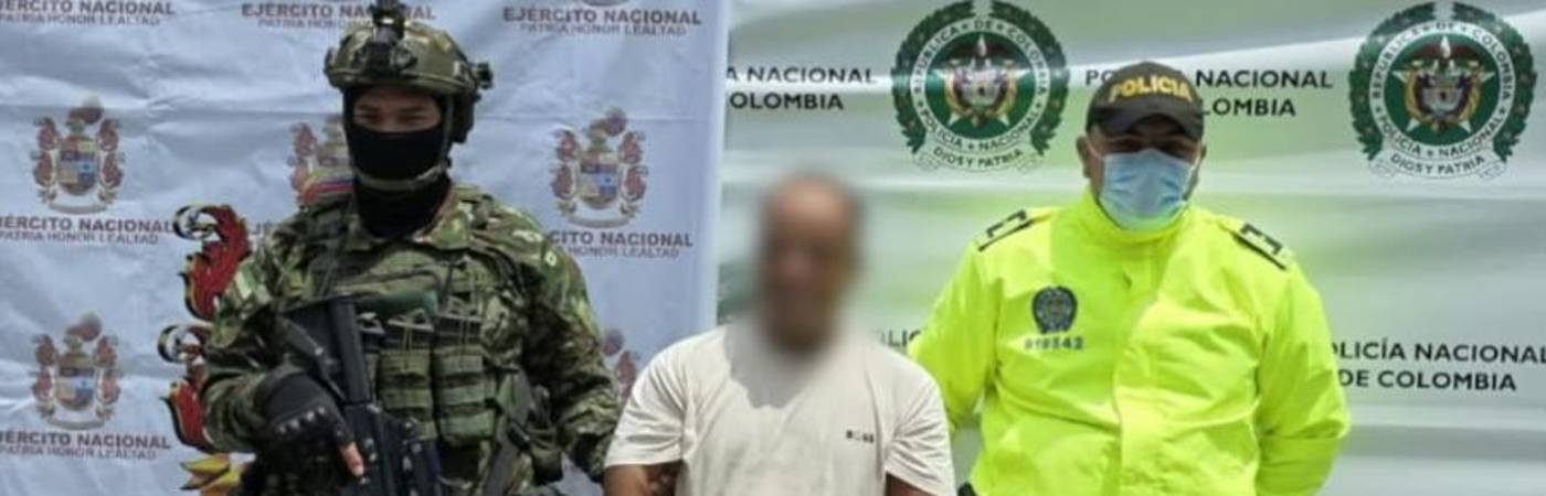 Captura de alias Paisa, requerido en extradición. FOTO: DIJIN 