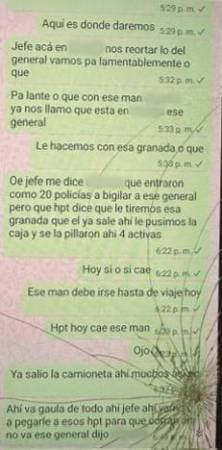 Amenazan de muerte al director de la Policía 