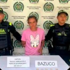Claudia Marcela Echeverri Mejía el día de su captura. /FOTO: CORTESÍA