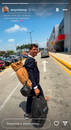 Al parecer, la decisión de Diego es seguir su camino como nómada. /FOTO: INSTAGRAM @amysolanog