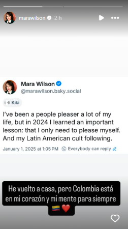 “Colombia está en mi corazón”: Mara Wilson (Matilda) parchó en Santa Elena