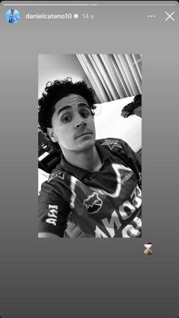Historia Instagram Daniel Cataño. FOTO: INSTAGRAM @DANIELCATAÑO10