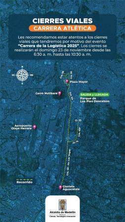 Pilas con los cierres viales que tendrá la ciudad este finde