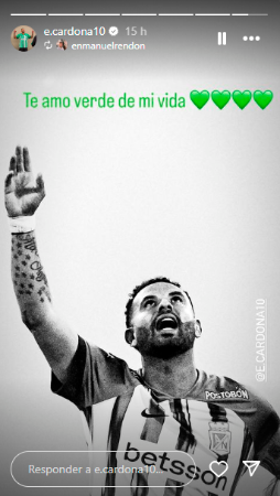 Mostrando su orgullo: así le respondió Edwin Cardona a la Dimayor, tras la sanción que recibió