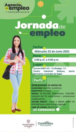 ¿Sin trabajo? Aproveche la jornada de empleos que tiene Comfenalco