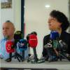 Freyner Alonso Ramírez García, alias Carlos Pesebre, y la senadora Isabel Zuleta. FOTOS: MARIO VALENCIA Y COLPRENSA