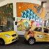 Así es la llegada de viajeros a la galería de arte de San Diego. FOTO: JAIDER ESCOBAR BUITRAGO
