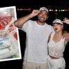 Travis Kelce y Taylor Swift. En la foto destacada la basura vendida. FOTOS: INSTAGRAM @killatrav Y CAPTURA DE VIDEO @justingignac