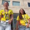 Dulce María Ospina Sterling, hija de David Ospina, y Salomé Rodríguez Ospina, hija de James Rodríguez. FOTO: CAPTURA DE VIDEO INSTAGRAM @salomerodriguezospi
