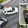 El momento de los disparos fue registrado en video. FOTOS: CAPTURA DE VIDEO Y DENUNCIAS ANTIOQUIA