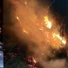 Incendios en Copacabana y Medellín. FOTO: TOMADA DE FACEBOOX Y X @DAGRDMEDELLIN