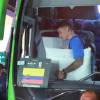 La Selección Colombia arribando al hotel de concentración en Guadalajara, México. FOTO: TOMADA DE X @DIARIO_CAMBIO