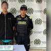 Presunto integrante del Clan del Golfo, capturado en Castilla. FOTO: POLICÍA MEDELLÍN 