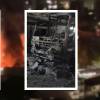 Una densa columna de humo alertó a la comunidad. FOTOS: FACEBOOK PRENSA PAISA (FONDO) Y MEDELLÍN OSCURA (DETALLES)
