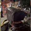 A la izquierda, el accidente en Enciso; a la derecha, el accidente en Manrique Guadalupe. FOTOS: FACEBOOK MEDELLÍN OSCURA
