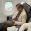 El expresidente viajó a México en medio de la polémica generada por su inclusión en la Lista Clinton y la decisión de Avianca de no transportarlo. FOTO: CAPTURA DE VIDEO